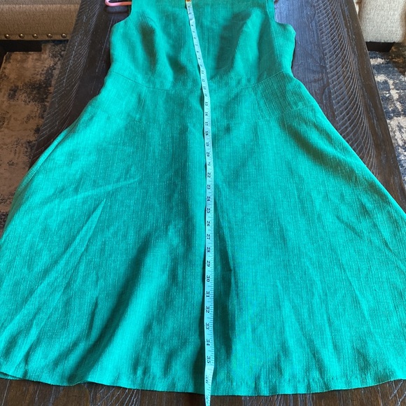 Women’s Green Polyester Kasper Dress Size 8 - Picture 7 of 11